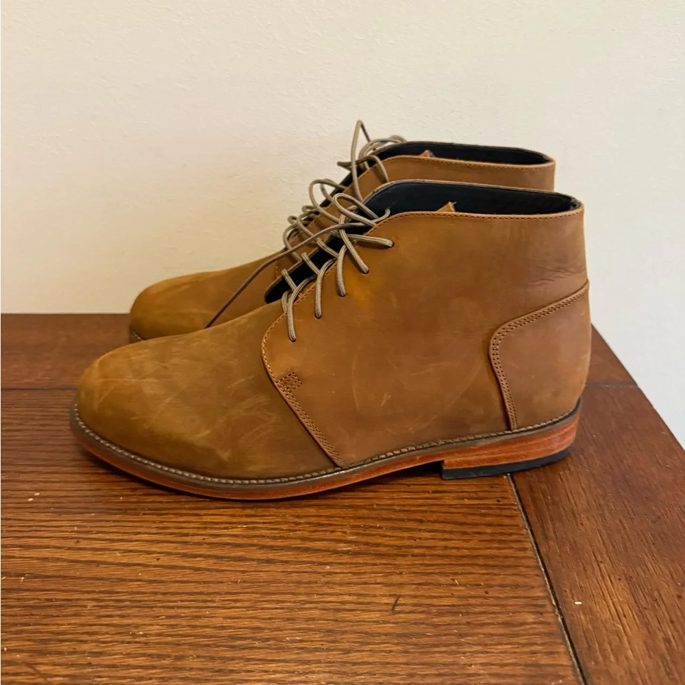 Nisolo Chukka everyday Men's Brown‎ Leather Ankle Boots 8